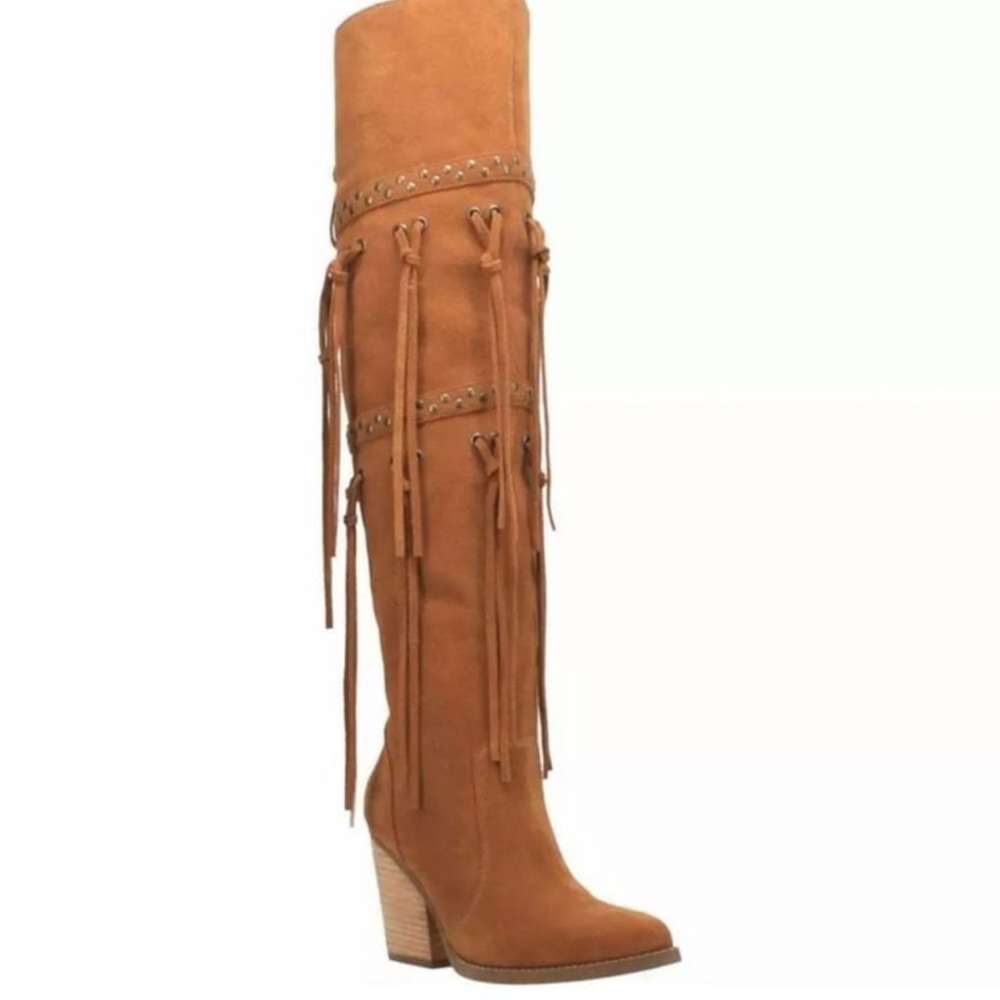 DINGO WITCHY FRINGE BOOTS SIZE 8.5